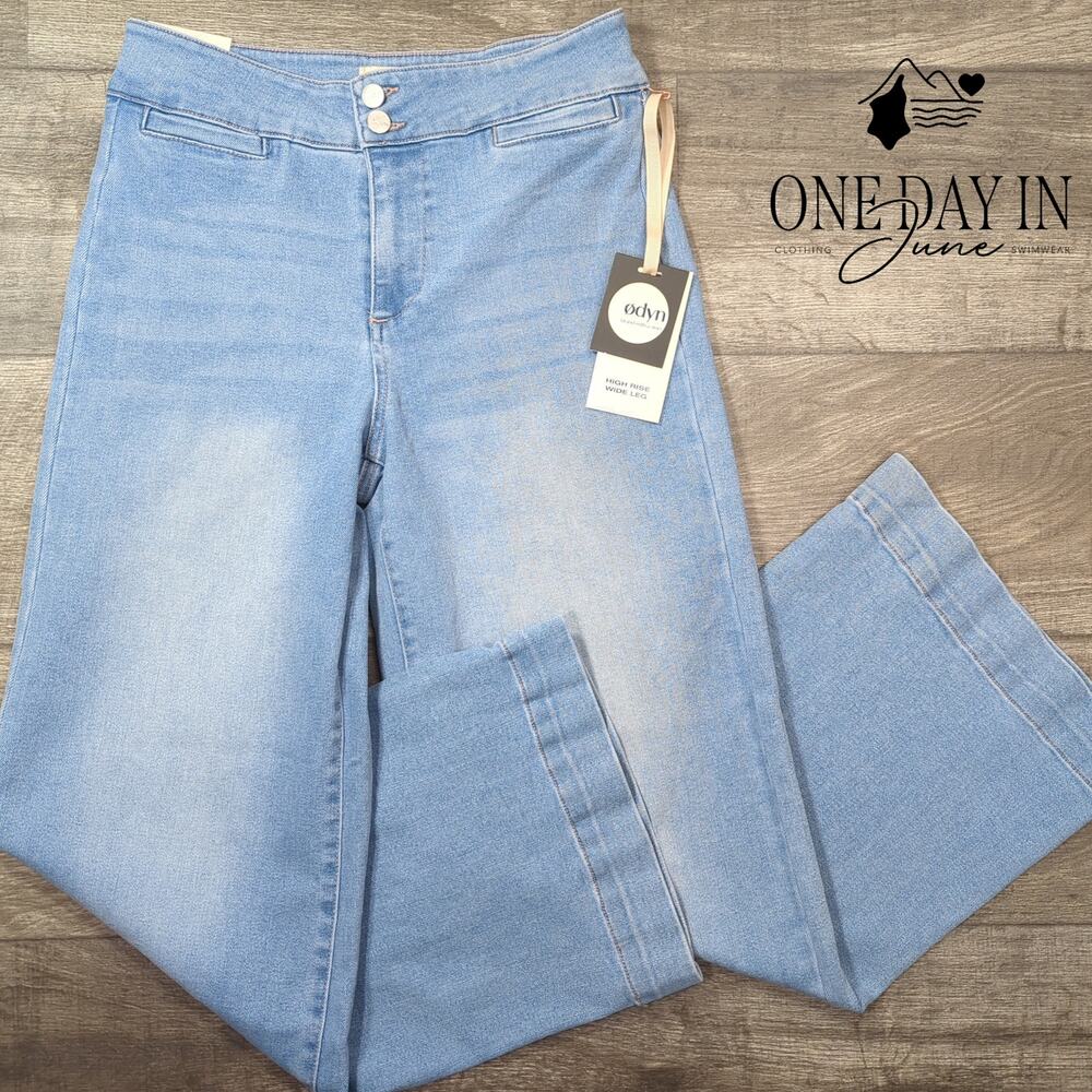 Odyn High Rise Wide Leg Jeans Size 2